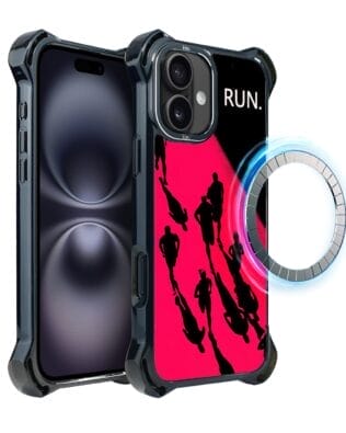 Etui do iPhone 16 IBIZU DropGuard Ultra z MagSafe, #Move, Nocny maraton