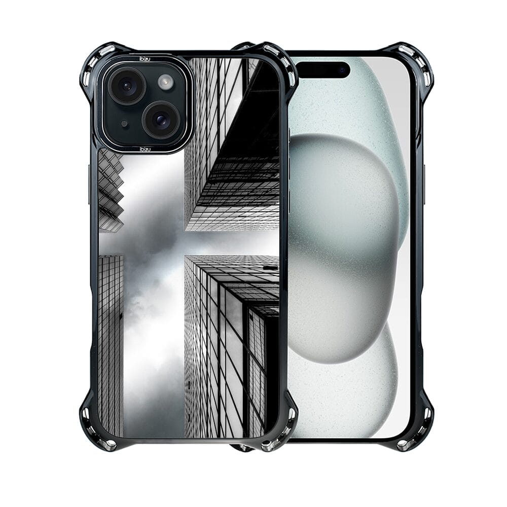 Etui do iPhone 15 Plus IBIZU DropGuard Ultra z MagSafe, Noir City, Drapacze Chmur - obrazek 2