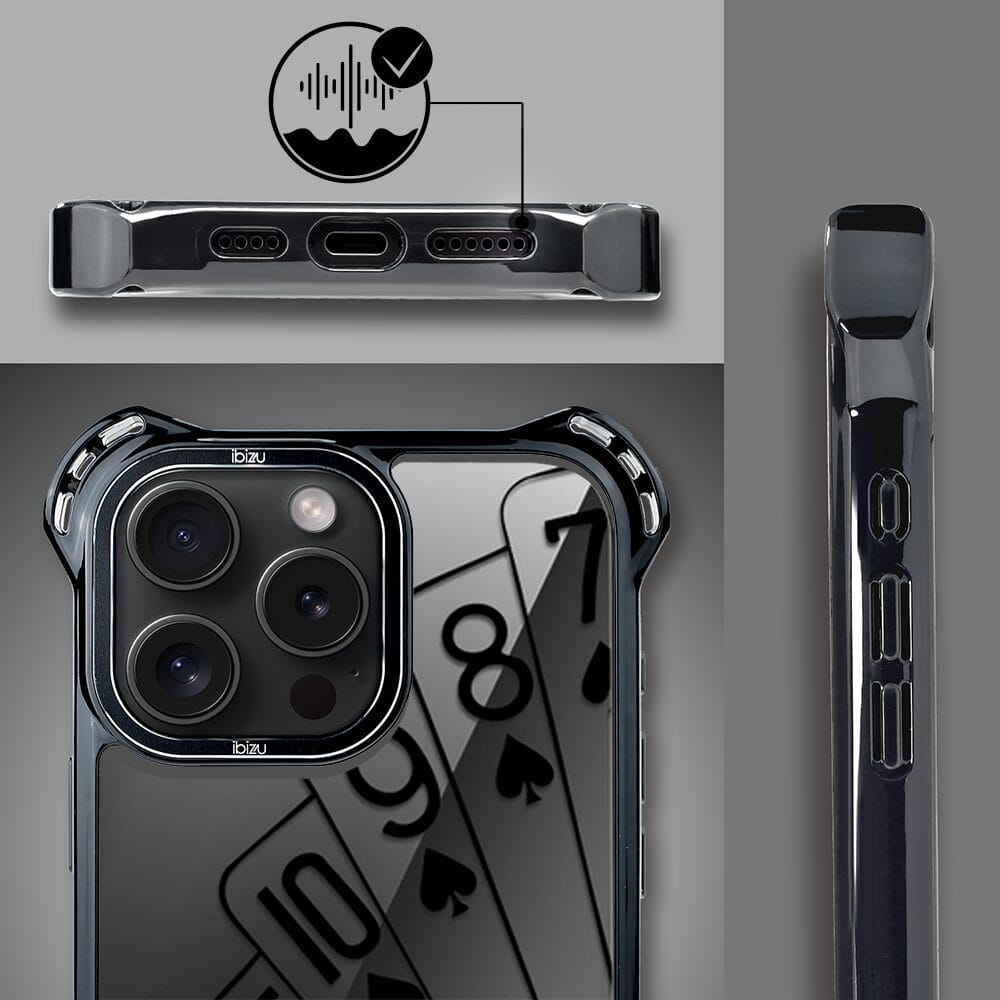 Etui do iPhone 14 Pro IBIZU DropGuard Ultra z MagSafe, Midnight, Karty do gry - obrazek 6