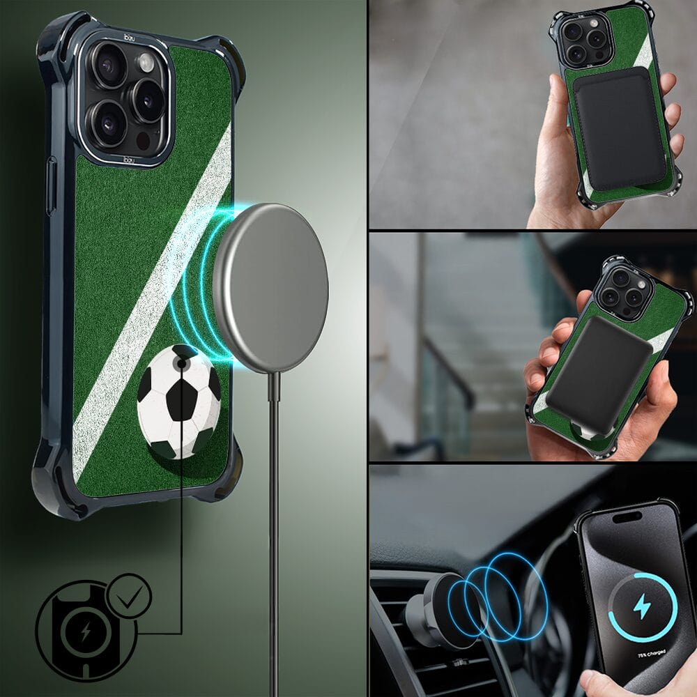 Etui do iPhone 15 Pro IBIZU DropGuard Ultra z MagSafe, #Move, Przy boisku - obrazek 8