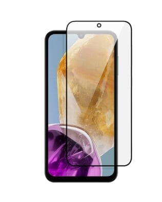 Szkło najtrwalsze kompozytowe z powłoką ceramiczną na cały ekran 5D z czarną ramką do Samsung Galaxy M15 5G