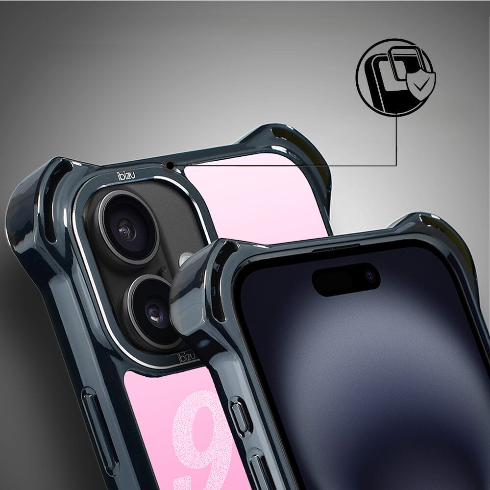 Etui do iPhone 16 Plus IBIZU DropGuard Ultra z MagSafe, TechDrive, 911 różowe - obrazek 3