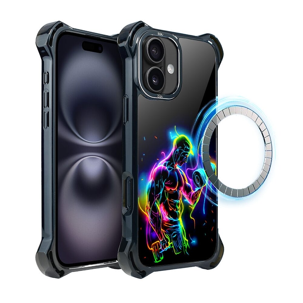 Etui do iPhone 16 Plus IBIZU DropGuard Ultra z MagSafe, #ElectroMove, Jest moc