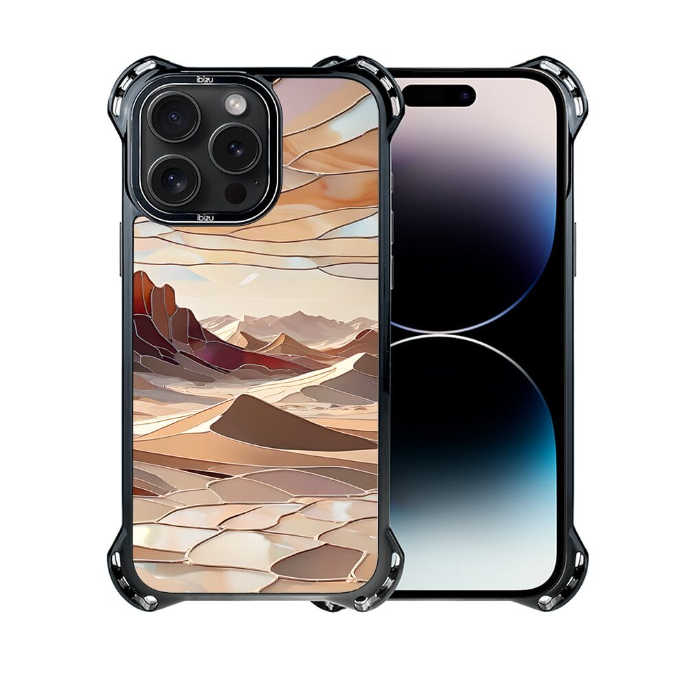 Etui do iPhone 14 Pro IBIZU DropGuard Ultra z MagSafe, Barwy Szkła, Pustynny spokój - obrazek 2