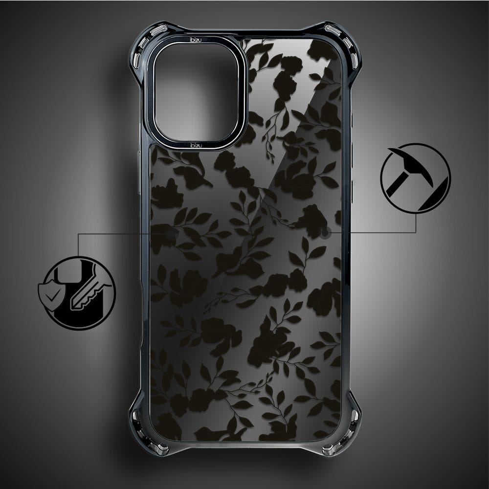 Etui do iPhone 16 IBIZU DropGuard Ultra z MagSafe, Midnight, Cienie liści - obrazek 7