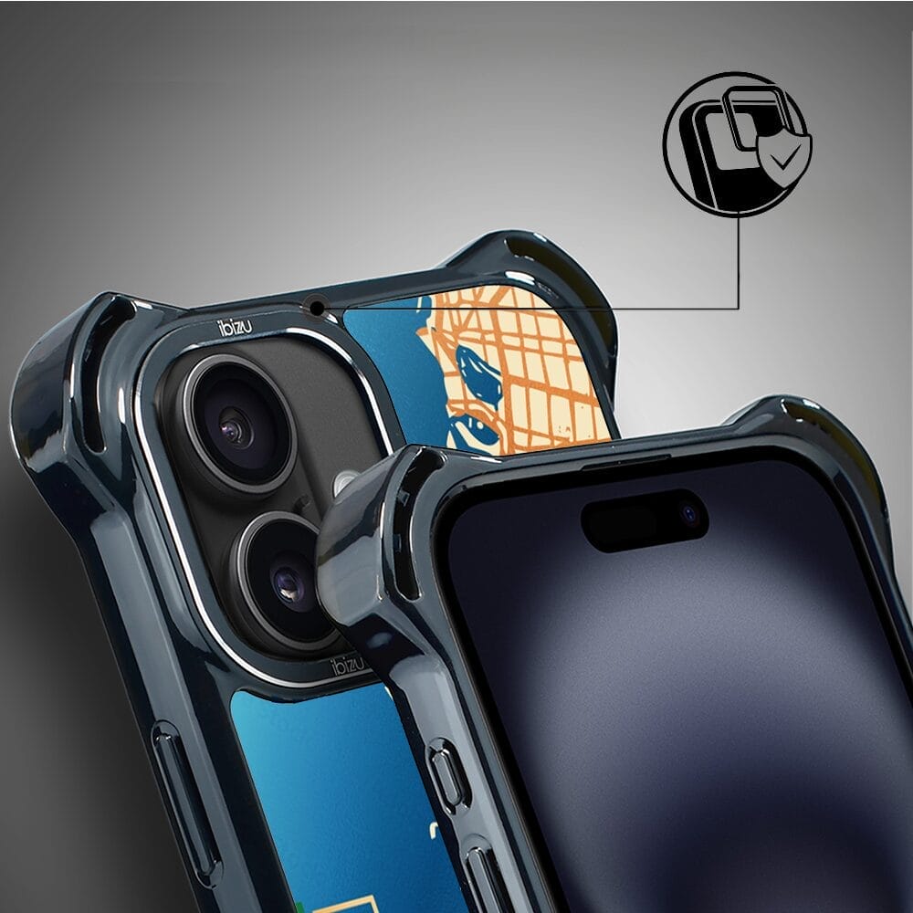 Etui do iPhone 16 IBIZU DropGuard Ultra z MagSafe, mapy świata, Dubai - obrazek 3