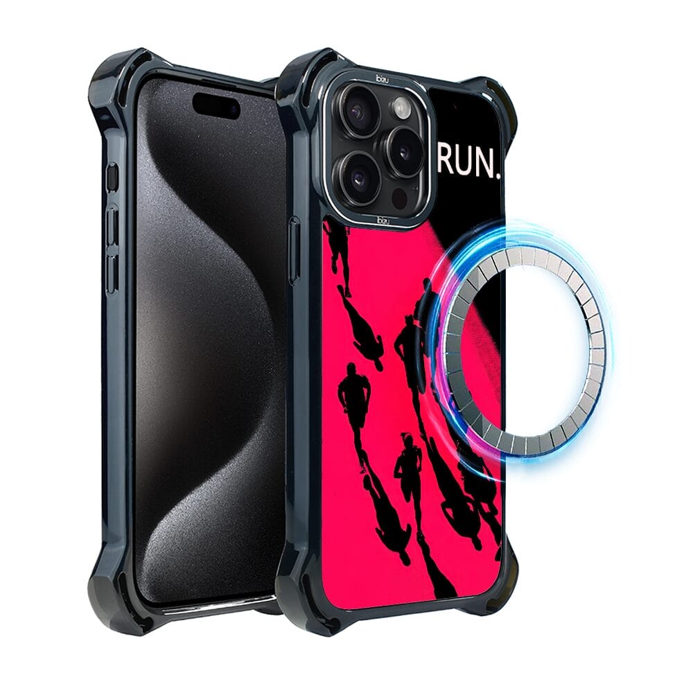 Etui do iPhone 15 Pro IBIZU DropGuard Ultra z MagSafe, #Move, Nocny maraton