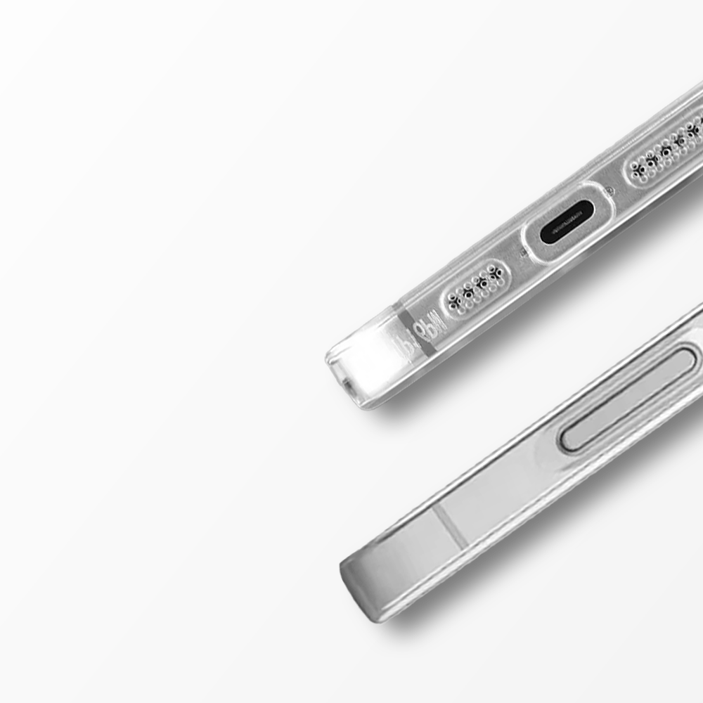 Etui do iPhone 14 Pro, przeźroczyste, silikonowe Flexi, rybki dzwonią - obrazek 5