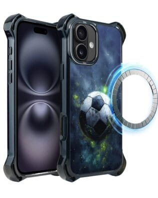 Etui do iPhone 16 IBIZU DropGuard Ultra z MagSafe, #Move, Piłka nożna