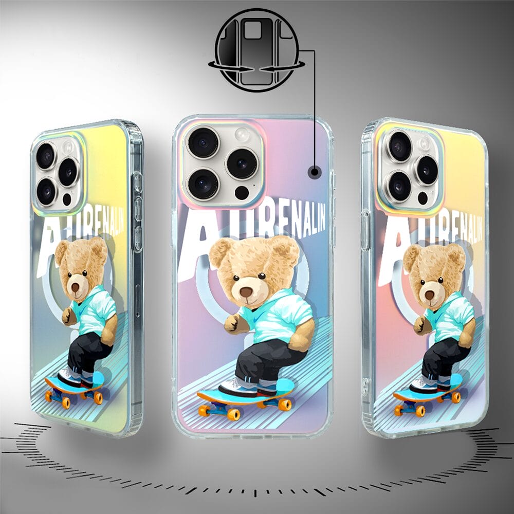 Etui do iPhone 16 Pro Max IBIZU California Sunset z MagSafe, zmieniające kolor, Adrenalin, deskorolka - obrazek 2