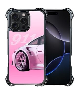 Etui do iPhone 16 Pro Max IBIZU DropGuard Ultra z MagSafe, TechDrive, 911 różowe