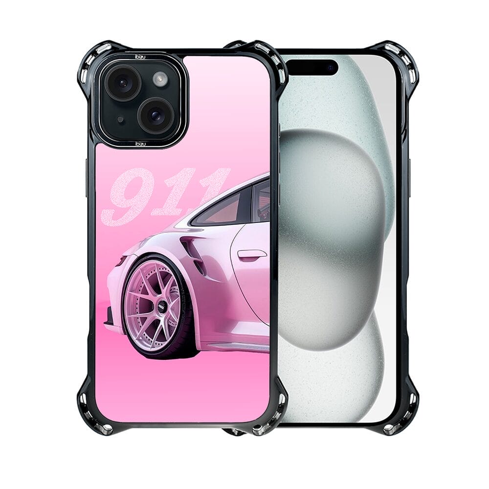 Etui do iPhone 15 IBIZU DropGuard Ultra z MagSafe, TechDrive, 911 różowe - obrazek 2