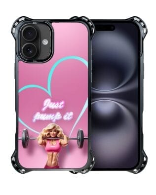 Etui do iPhone 16 IBIZU DropGuard Ultra z MagSafe, #Move, Pump it love