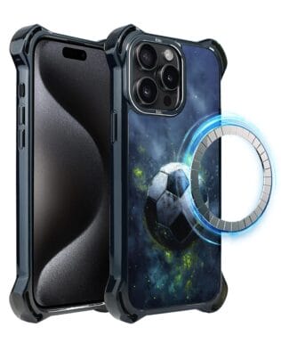 Etui do iPhone 15 Pro Max IBIZU DropGuard Ultra z MagSafe, #Move, Piłka nożna