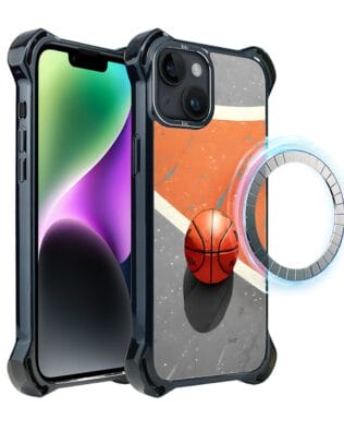 Etui do iPhone 14 Plus IBIZU DropGuard Ultra z MagSafe, #Move, Koszykówka