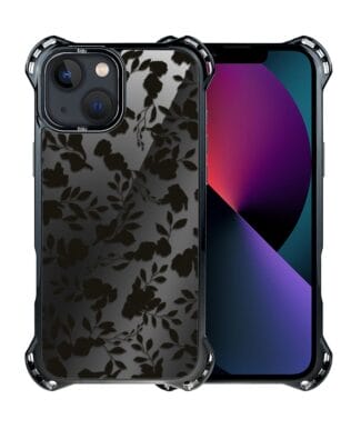 Etui do iPhone 13 IBIZU DropGuard Ultra z MagSafe, Midnight, Cienie liści