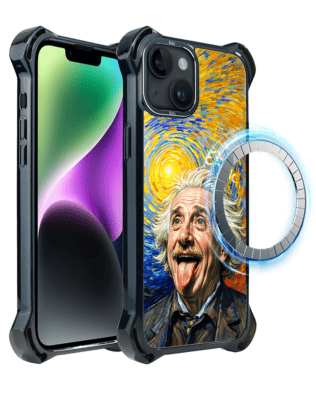 Etui do iPhone 14 IBIZU DropGuard Ultra z MagSafe, Einstein