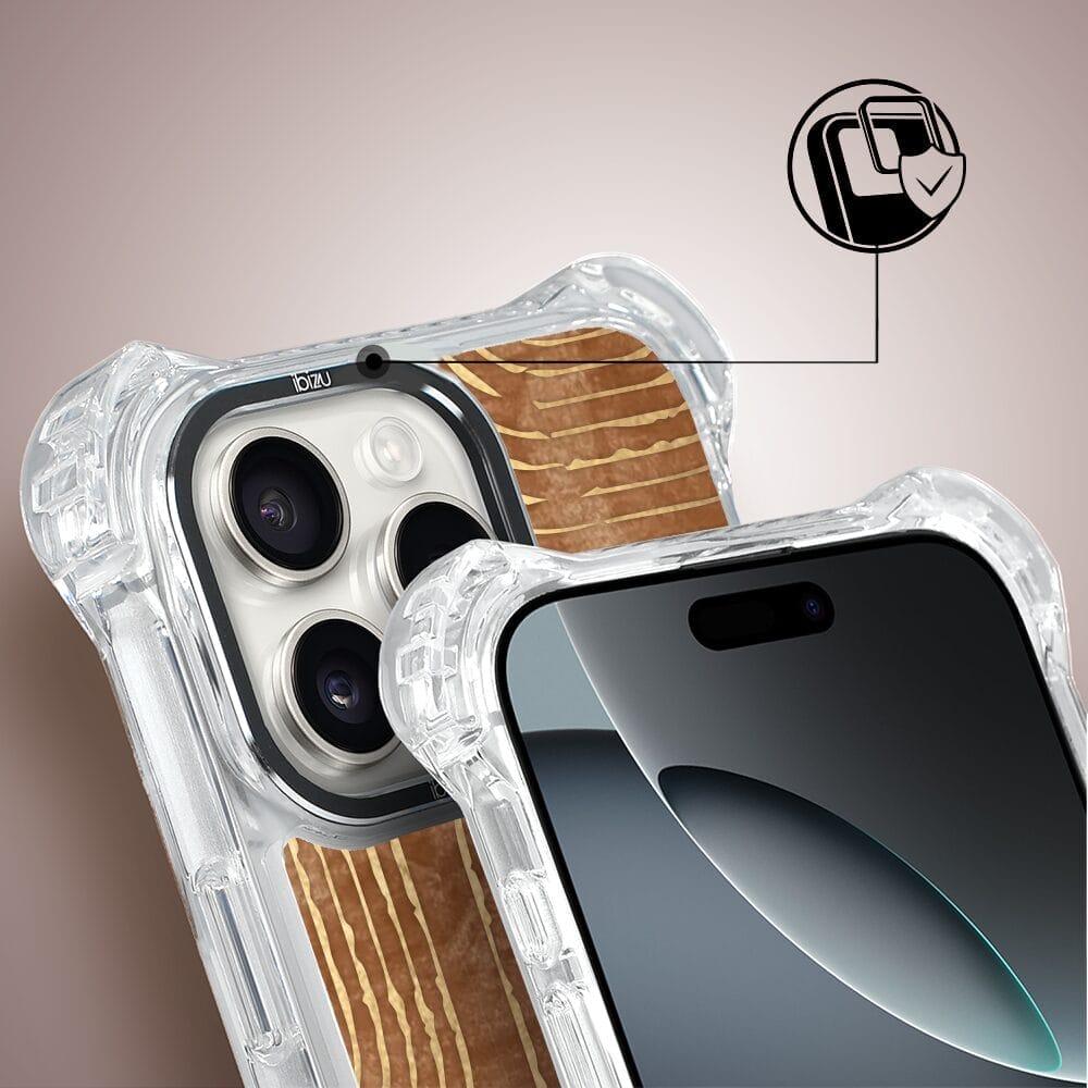 Etui do iPhone 16 Pro Max IBIZU DropGuard Ultra z MagSafe, Boho, Geometryczne linie - obrazek 4