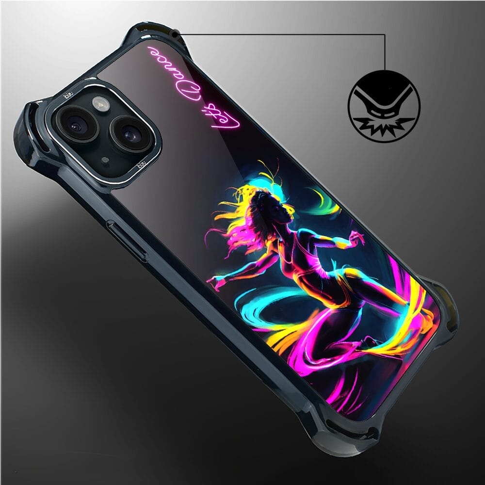 Etui do iPhone 15 IBIZU DropGuard Ultra z MagSafe, #ElectroMove, Taneczny rytm - obrazek 4