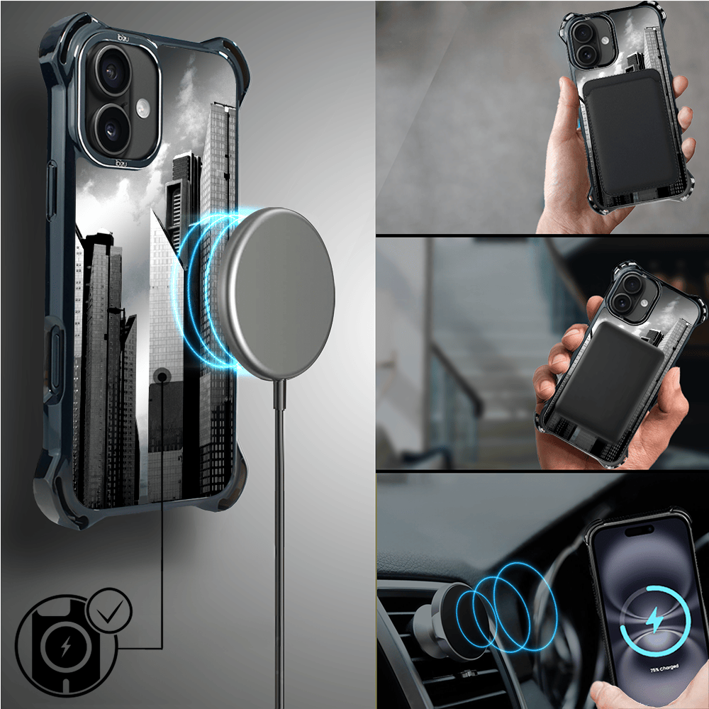 Etui do iPhone 16 Plus IBIZU DropGuard Ultra z MagSafe, Noir City, Manhattan - obrazek 8