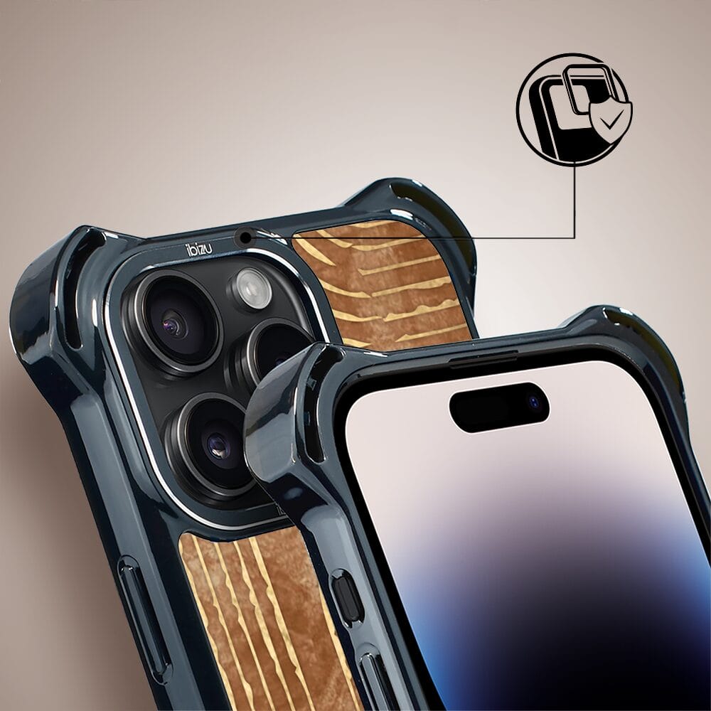 Etui do iPhone 14 Pro IBIZU DropGuard Ultra z MagSafe, Boho, Geometryczne linie - obrazek 3