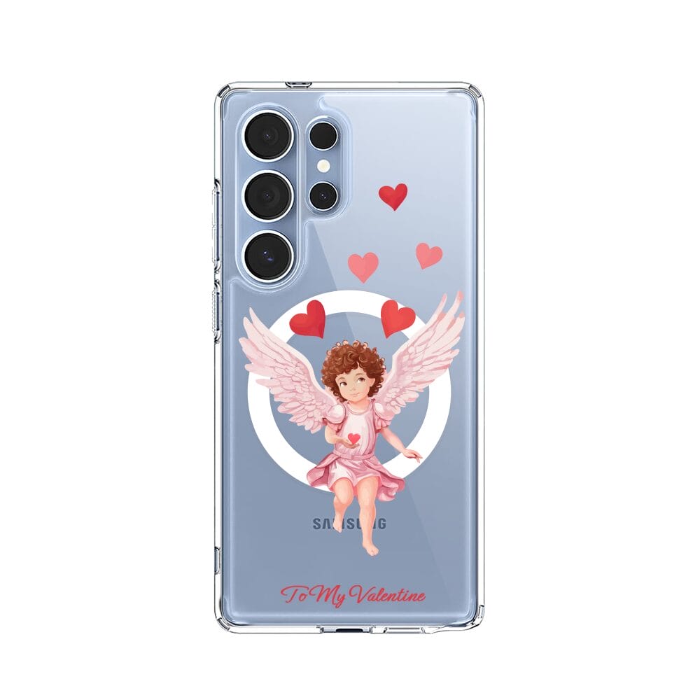 Etui do Samsung Galaxy S25 Ultra z MagSafe przeźroczyste, silikonowe Flexi, kupidyn