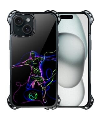 Etui do iPhone 15 IBIZU DropGuard Ultra z MagSafe, #ElectroMove, Moc football’u