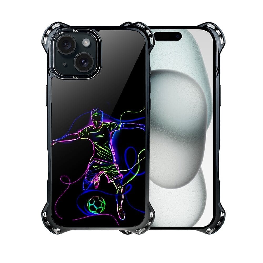 Etui do iPhone 15 IBIZU DropGuard Ultra z MagSafe, #ElectroMove, Moc football'u - obrazek 2