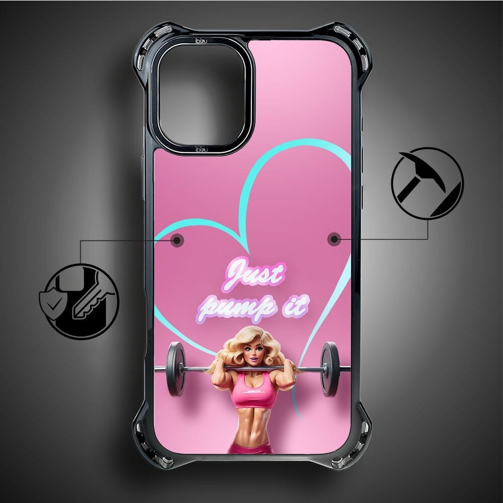 Etui do iPhone 16 IBIZU DropGuard Ultra z MagSafe, #Move, Pump it love - obrazek 7