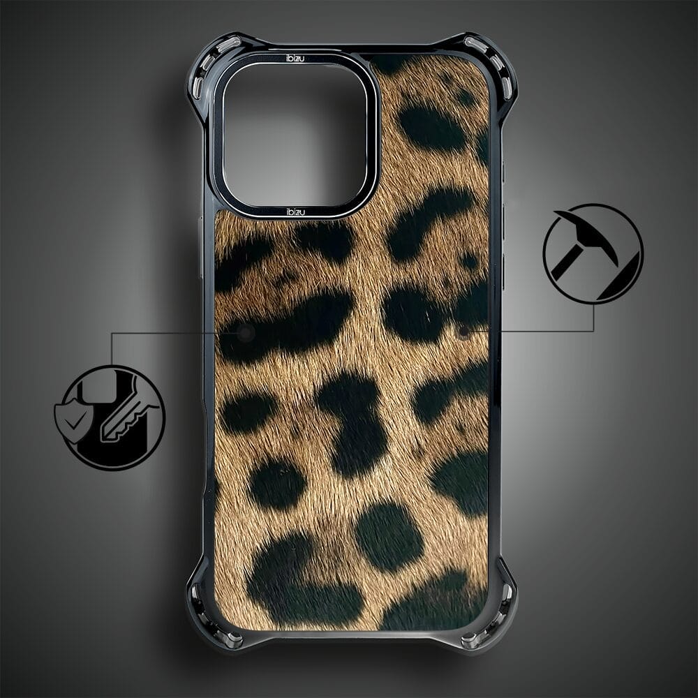 Etui do iPhone 16 Pro, Ibizu DropGuard Ultra z MagSafe, Zew Natury, Lampart - obrazek 6