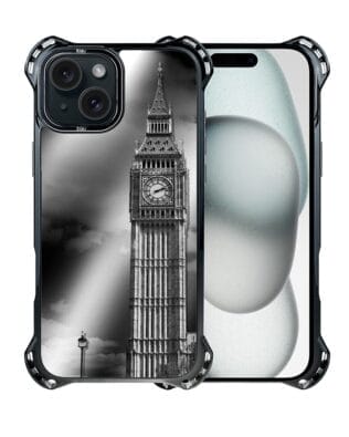Etui do iPhone 15 IBIZU DropGuard Ultra z MagSafe, Noir City, Big Ben