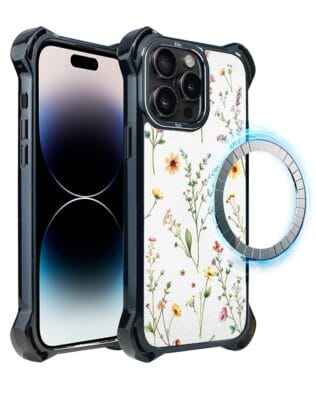 Etui iPhone 14 Pro IBIZU DropGuard Ultra z MagSafe, Pastel Bloom, Letni bukiet