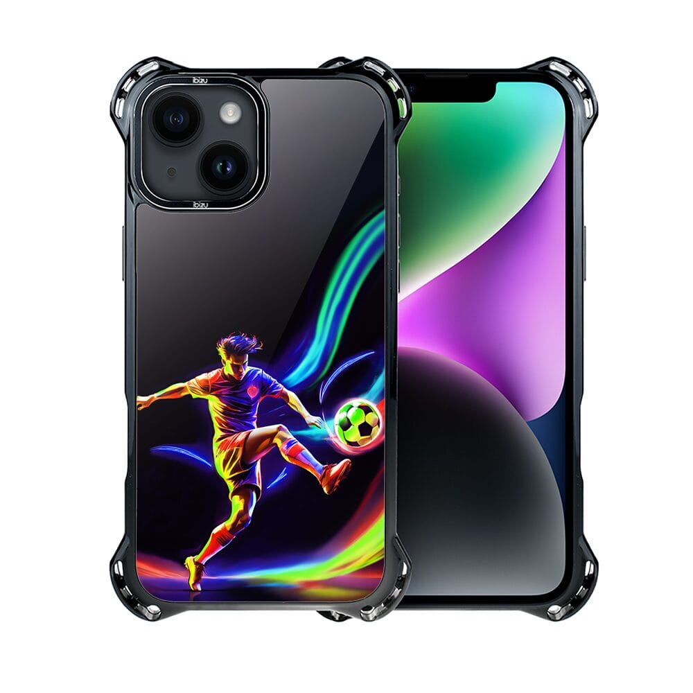 Etui do iPhone 14 Plus IBIZU DropGuard Ultra z MagSafe, #ElectroMove, W rytmie piłki nożnej - obrazek 2