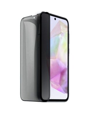 Szkło prywatyzujące z czarną ramką do Samsung Galaxy A35 5G