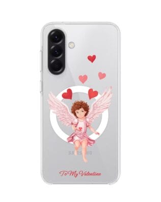 Etui do Samsung Galaxy A56 5G z MagSafe przeźroczyste, silikonowe Flexi, kupidyn