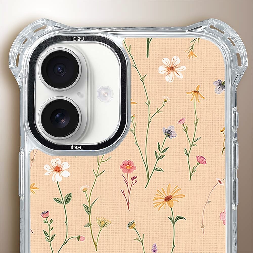 Etui iPhone 16 Plus IBIZU DropGuard Ultra z MagSafe, Pastel Bloom, Koralowa łąka - obrazek 5