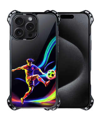 Etui do iPhone 15 Pro Max IBIZU DropGuard Ultra z MagSafe, #ElectroMove, W rytmie piłki nożnej