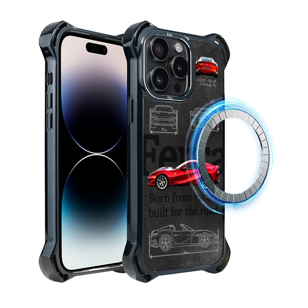 Etui do iPhone 14 Pro IBIZU DropGuard Ultra z MagSafe, TechDrive, 812 Superfast