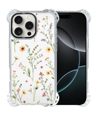 Etui do iPhone 16 Pro Max IBIZU DropGuard Ultra z MagSafe, Pastel Bloom, Letni bukiet