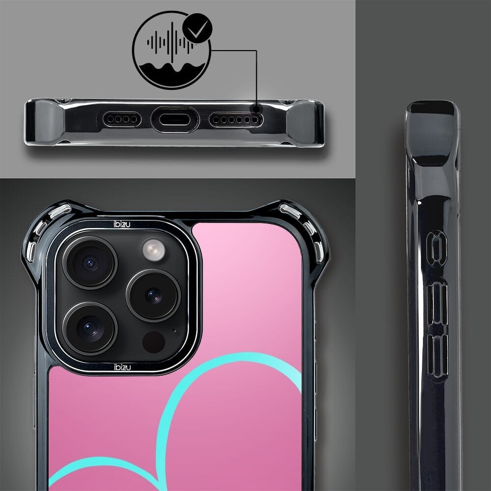 Etui do iPhone 16 Pro, Ibizu DropGuard Ultra z MagSafe, #Move, Pump it love - obrazek 3