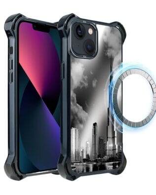 Etui do iPhone 13 IBIZU DropGuard Ultra z MagSafe, Noir City, Burj Khalifa