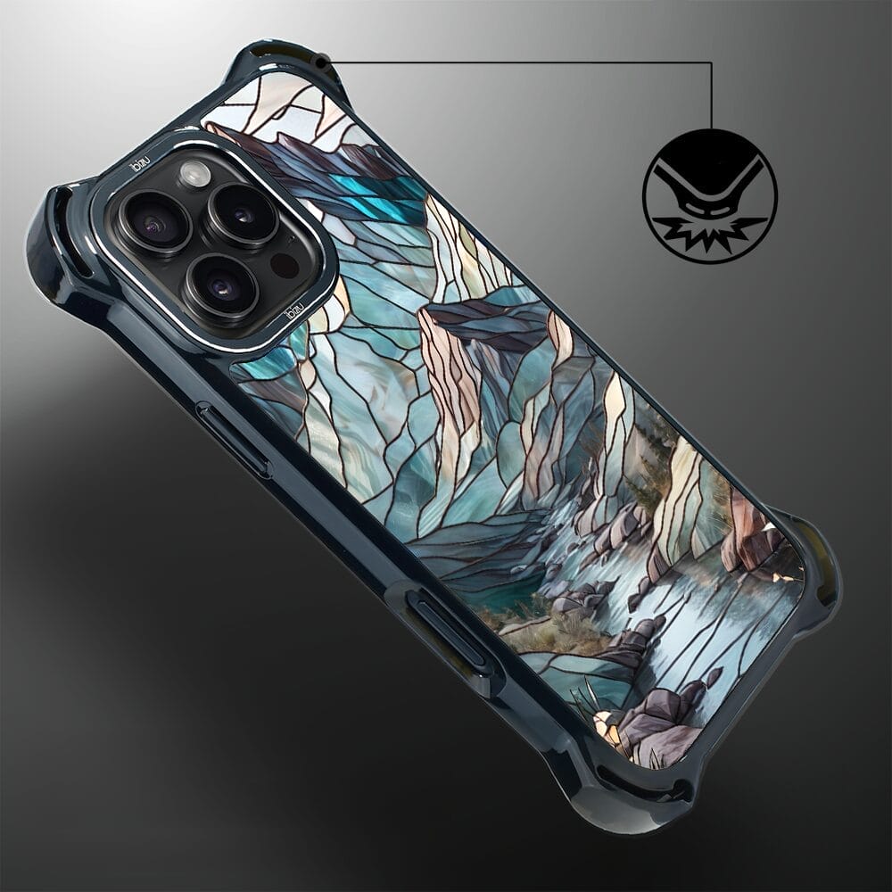 Etui do iPhone 16 Pro Max IBIZU DropGuard Ultra z MagSafe, Barwy Szkła, Górski Potok - obrazek 7