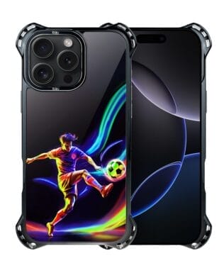 Etui do iPhone 16 Pro IBIZU DropGuard Ultra z MagSafe, #ElectroMove, W rytmie piłki nożnej