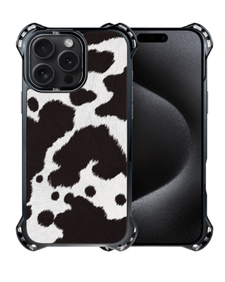 Etui do iPhone 15 Pro IBIZU DropGuard Ultra z MagSafe, Zew Natury, Polska krowa