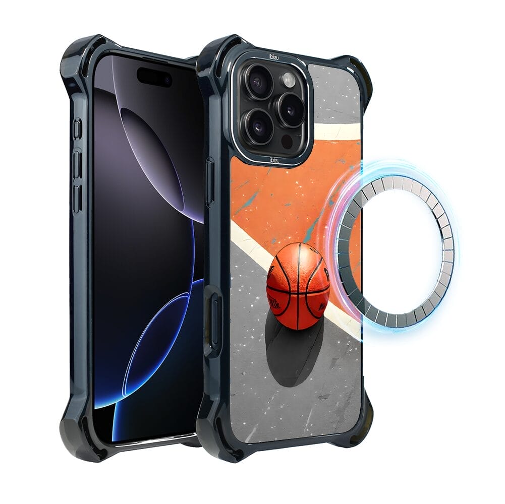 Etui do iPhone 16 Pro IBIZU DropGuard Ultra z MagSafe, #Move, Koszykówka
