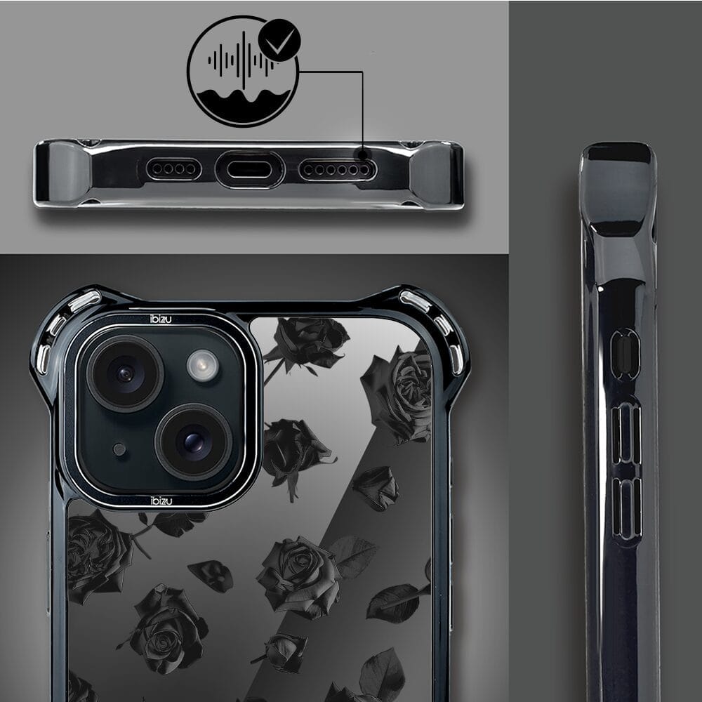 Etui do iPhone 15 IBIZU DropGuard Ultra z MagSafe, Midnight, Sen róż - obrazek 6