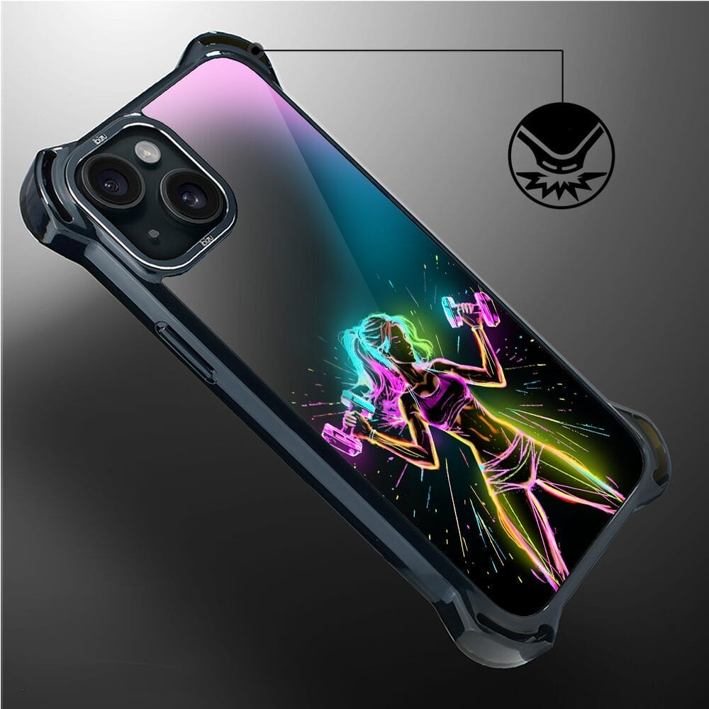 Etui do iPhone 15 IBIZU DropGuard Ultra z MagSafe, #ElectroMove, Wibracja fitness - obrazek 4