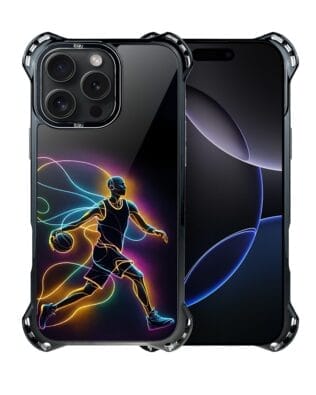 Etui do iPhone 16 Pro IBIZU DropGuard Ultra z MagSafe, #ElectroMove, Duch koszykówki