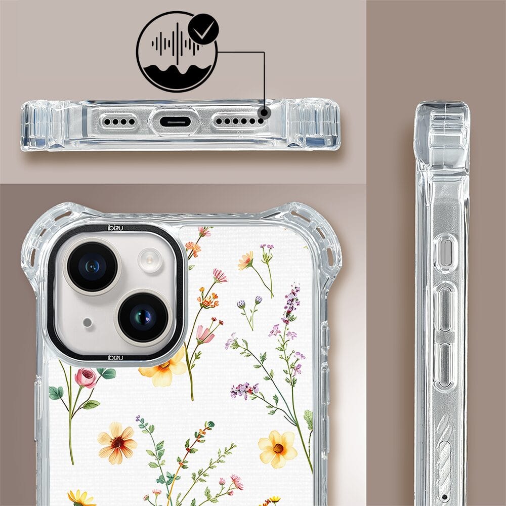 Etui iPhone 14 Plus IBIZU DropGuard Ultra z MagSafe, Pastel Bloom, Letni bukiet - obrazek 3