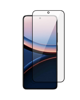 Szkło najtrwalsze kompozytowe z powłoką ceramiczną na cały ekran 5D z czarną ramką do Xiaomi POCO F7 Ultra